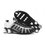 nike shox nz sneakers for hommes for sale leather black white